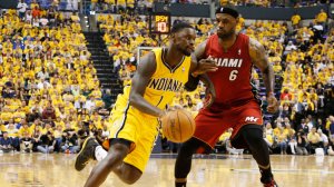 NBA: Playoffs-Miami Heat at Indiana Pacers